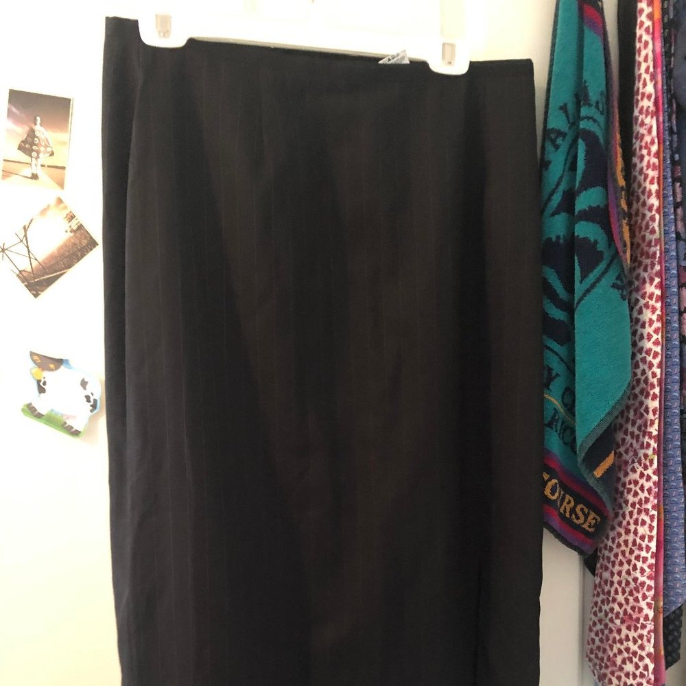 Pin Stripe Pencil Skirt